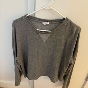 Splendid Raw Hem Long Sleeve